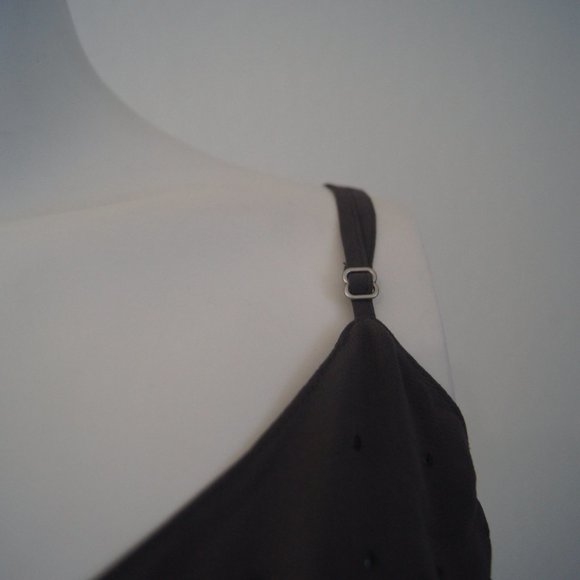 Broadway & Broome (Madewell) Gray Spaghetti Strap Dress Size 8 - Picture 3 of 7